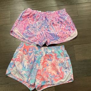 Lilly Pulitzer 2 Ocean Trail Shorts M - Razberry Coral